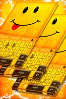Keyboard Theme with Emojis poster