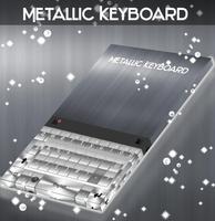 Metallic Keyboard Affiche