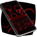 APK Neon Red Keyboard