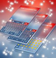 Blurred Colors Keyboard Theme screenshot 2