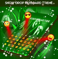 Snow Drop Keyboard Theme screenshot 1