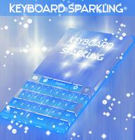 Sparkling Keyboard Theme plakat
