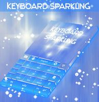 Sparkling Keyboard Theme syot layar 3