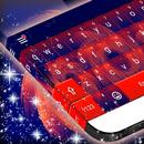 Red and Blue Keyboard Theme APK