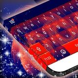 Red and Blue Keyboard Theme simgesi