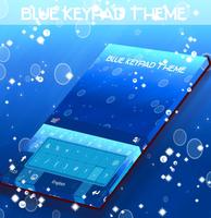 Blue Keypad Theme plakat