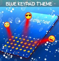 Blue Keypad Theme capture d'écran 1