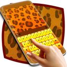 Gold Cheetah Keyboard Theme icône