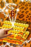 Gold Cheetah Keyboard Theme screenshot 2