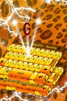 Gold Cheetah Keyboard Theme screenshot 3