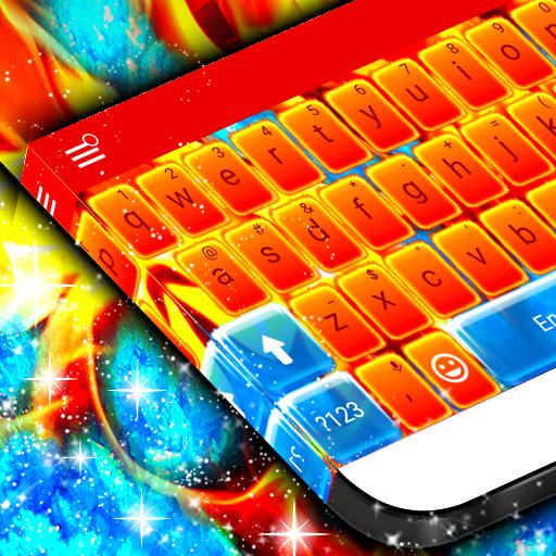 Ice Fire Keyboard Theme