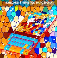 Keyboard Theme for Barcelona Affiche