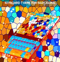 Keyboard Theme for Barcelona poster
