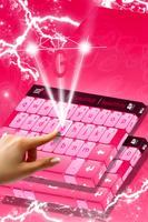 Pink Love Keyboard Theme capture d'écran 2