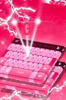 Pink Love Keyboard Theme captura de pantalla 3