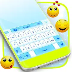 Baixar Tema de Teclado Branco Puro APK