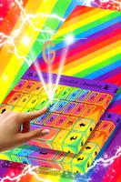 Rainbow Colors Keyboard Theme اسکرین شاٹ 2