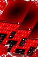 Red Black Keyboard Theme poster