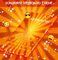 Sun Burst Keyboard Theme Ekran Görüntüsü 1
