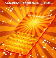 Sun Burst Keyboard Theme اسکرین شاٹ 3