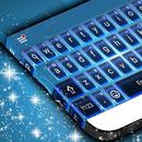 Blue Keyboard Glow Theme APK
