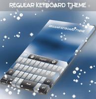 Regular Keyboard Theme capture d'écran 3