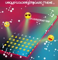 Unique Colors Keyboard Theme screenshot 1
