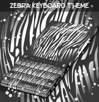Zebra Keyboard Theme poster