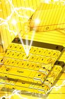 Yellow Notepad Keyboard Theme Ekran Görüntüsü 3