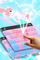 Unicorn Theme Keyboard Ekran Görüntüsü 1