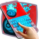 Blue Flame Keyboard Theme APK