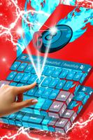 Blue Flame Keyboard Tema imagem de tela 2