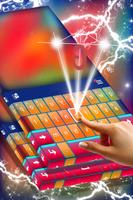 Color Blur Keyboard Theme Ekran Görüntüsü 1