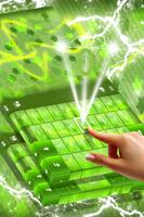 Green Leaf Keyboard Theme Ekran Görüntüsü 1