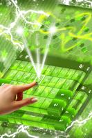 Green Leaf Keyboard Theme Ekran Görüntüsü 2