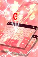 برنامه‌نما Girly Keyboard Theme عکس از صفحه