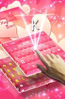 I Love You Keyboard Theme Ekran Görüntüsü 1