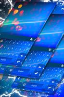 Light Blue Keyboard Theme poster