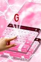 برنامه‌نما Keyboard Pink Color Theme عکس از صفحه