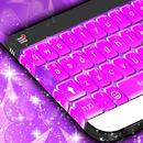 APK Lucky Purple Keyboard Theme