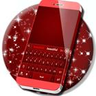 Black and Red Keyboard Theme simgesi
