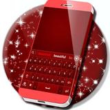 Black and Red Keyboard Theme simgesi