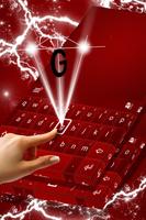 Black and Red Keyboard Theme Ekran Görüntüsü 2