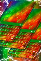 マルチカラーのキーボード ポスター