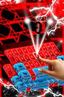 Neon Color Keyboard Theme Ekran Görüntüsü 1