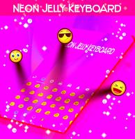 Neon Jelly Keyboard capture d'écran 1