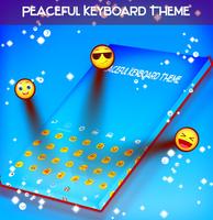 Peaceful Keyboard Theme Ekran Görüntüsü 1