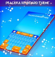 Peaceful Keyboard Theme Ekran Görüntüsü 3