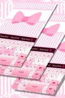 Poster Pink Bow Keyboard