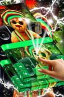 Rasta Teddy Bear Keyboard Ekran Görüntüsü 1